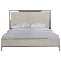 Glam California King Low Profile Bed