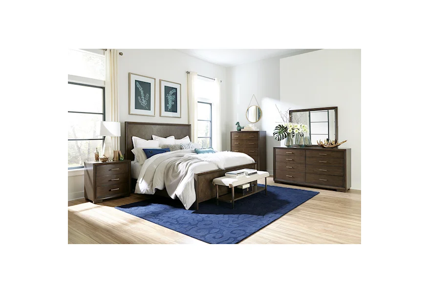 Monterey California King Bedroom Group by Riverside Furniture at Zak's Home