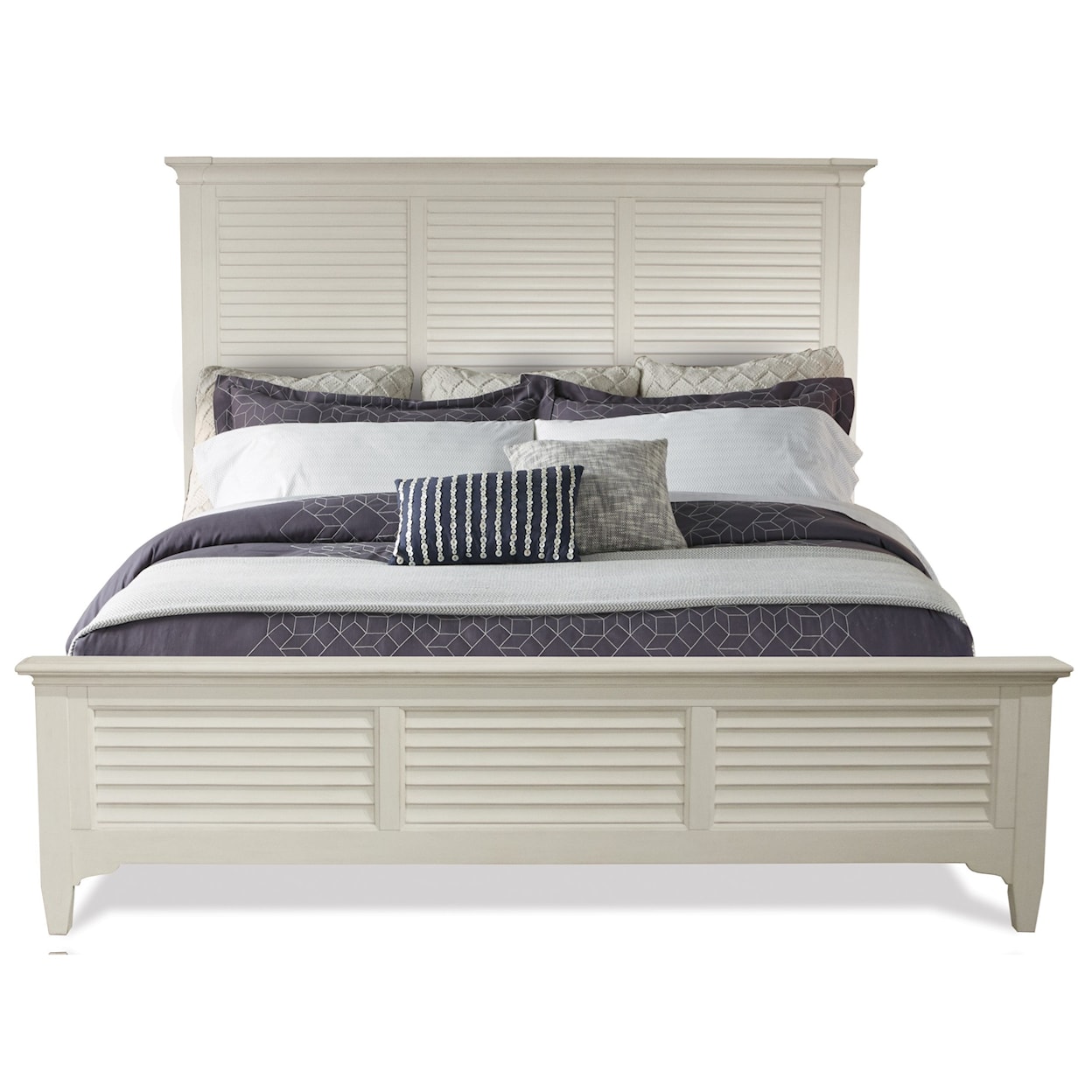 Riverside Furniture Myra King Louver Bed