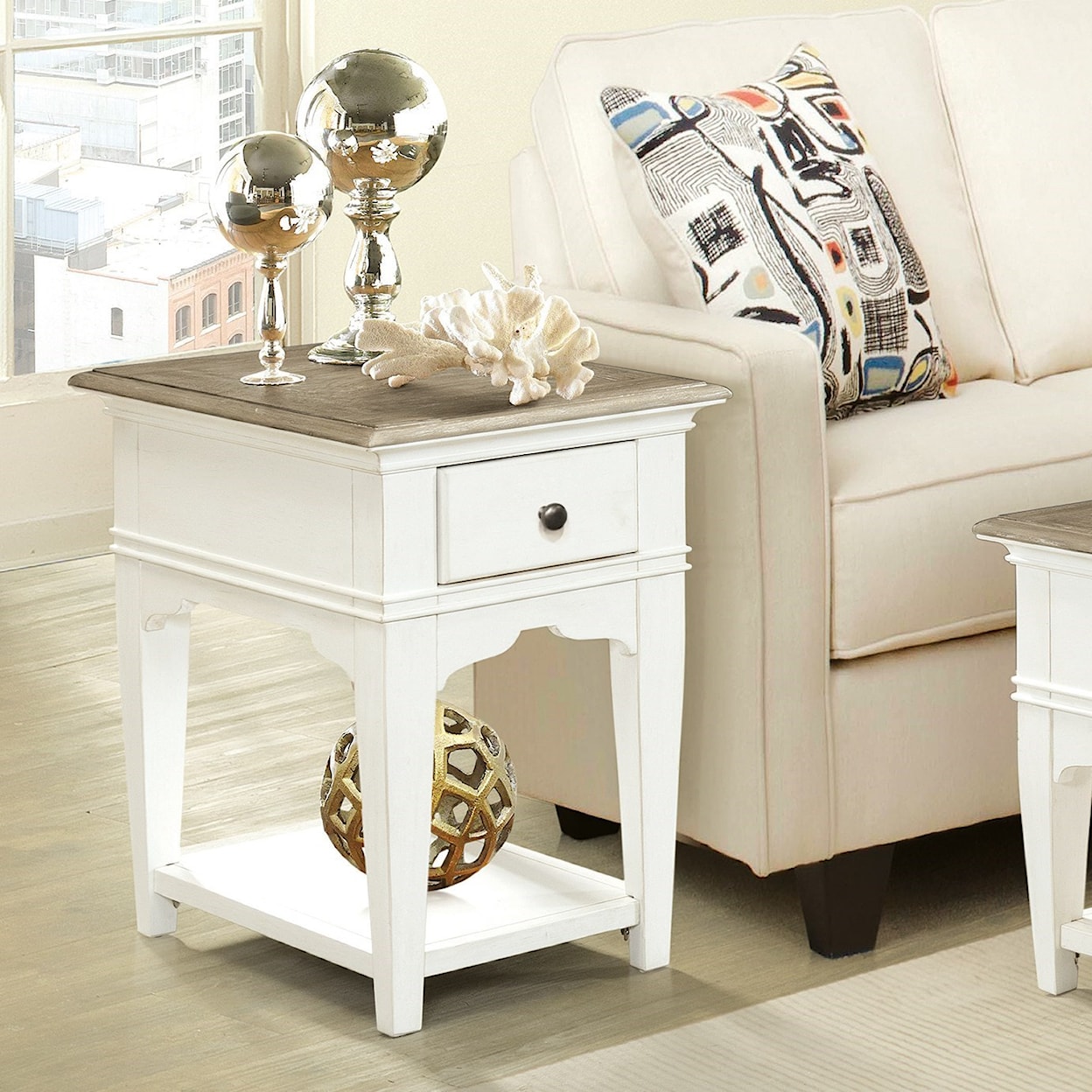 Riverside Furniture Myra Chairside Table