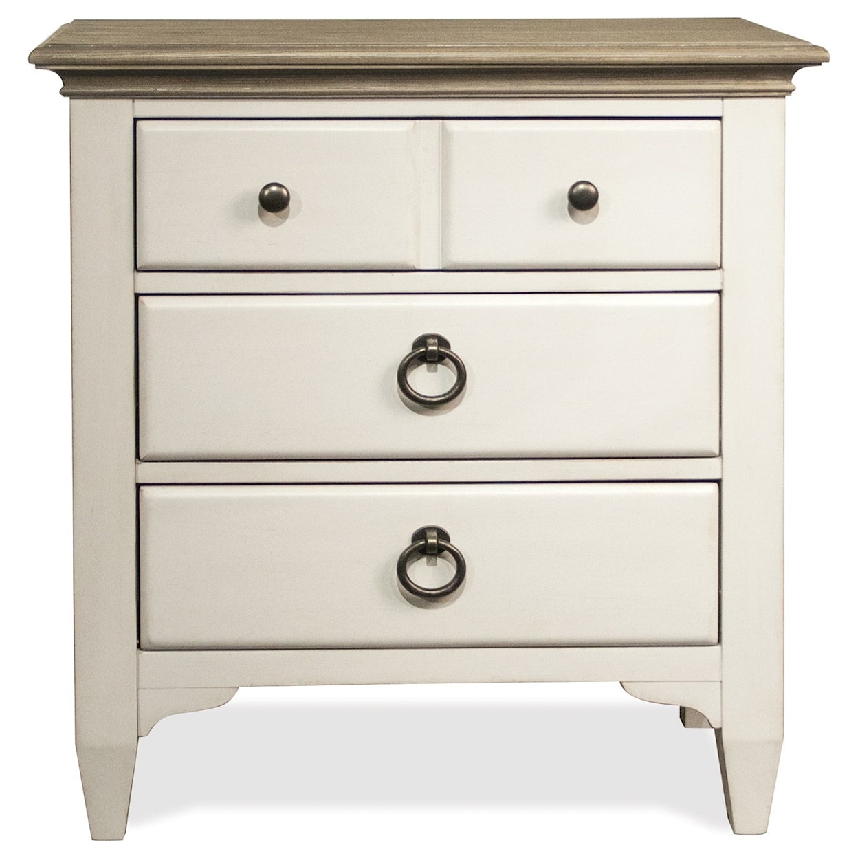 Riverside Furniture Myra 3-Drawer Nightstand