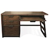 Carolina River Perspectives Single Pedestal Desk