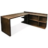 Riverside Furniture Perspectives Peninsula Bookcase Desk