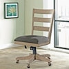 Riverside Furniture Perspectives Wood Back Upholstered Desk Chair