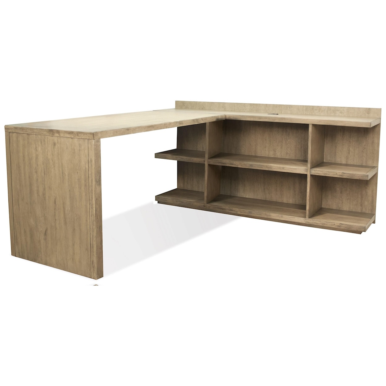 Riverside Furniture Perspectives Peninsula Bookcase Desk