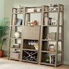 Riverside Furniture Perspectives Leaning Bookcase