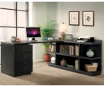 Riverside Furniture Perspectives Peninsula Bookcase Desk