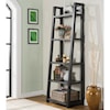 Riverside Furniture Perspectives Leaning Bookcase