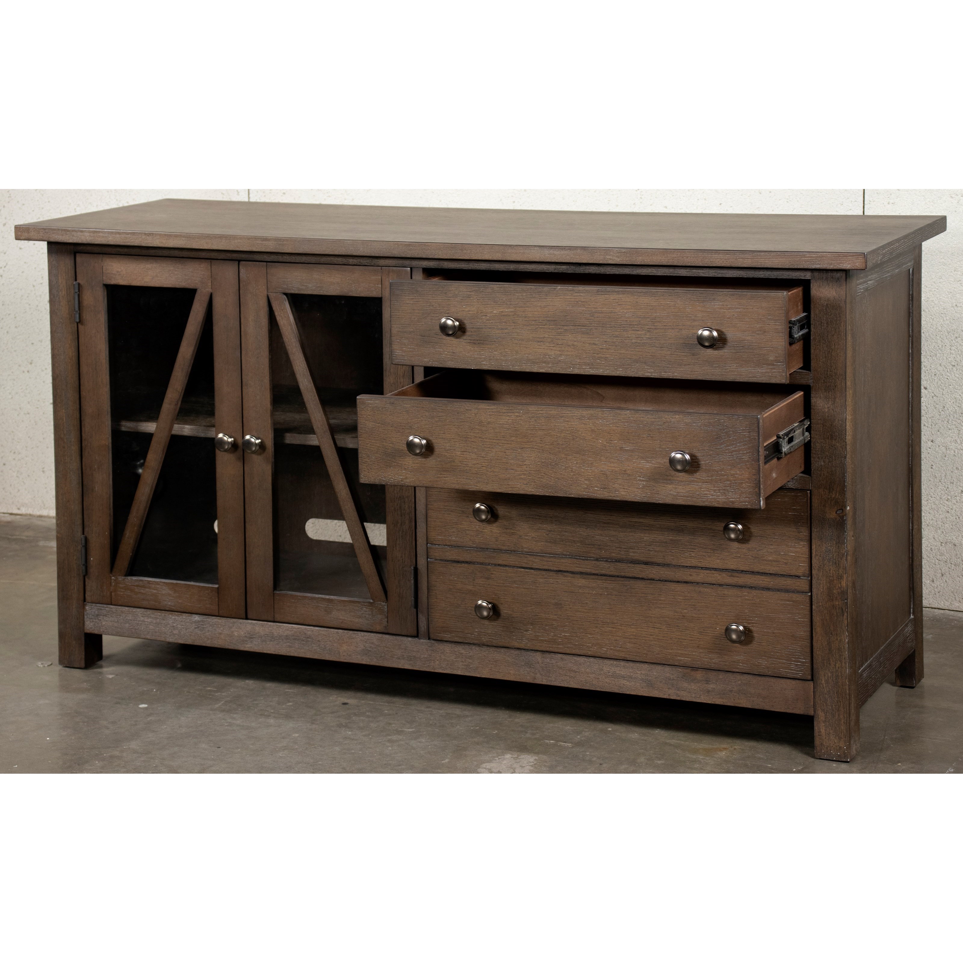 Riverside Furniture Sheffield 58833 Transitional Office Credenza with