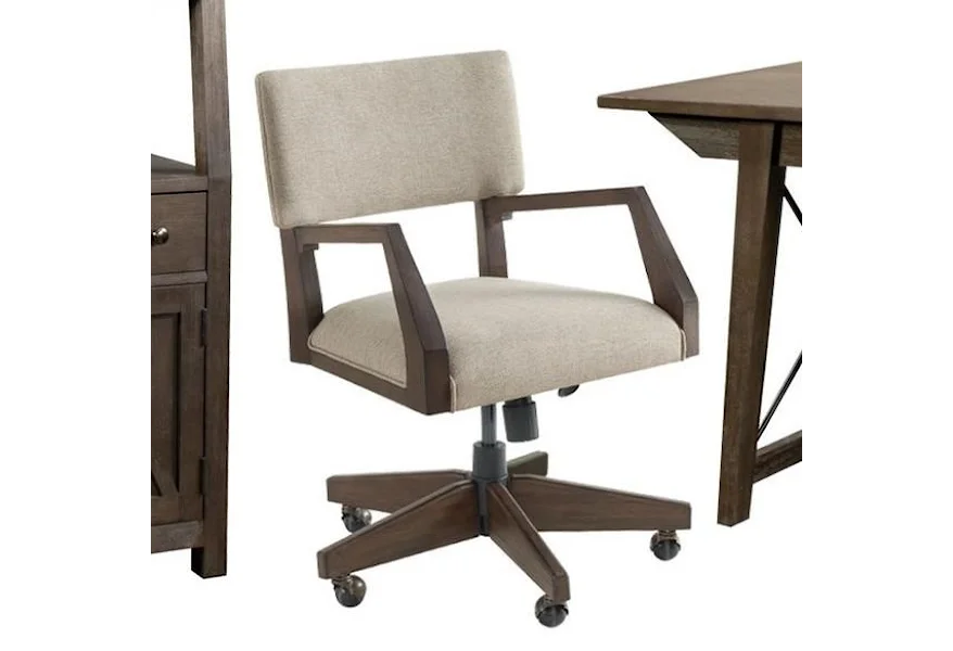 Sheffield Upholstered Desk Chair by Riverside Furniture at Zak's Home