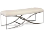 Riverside Furniture Sophie 48-Inch Upholstered Bed Bench