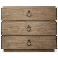 3 Drawer Bachelor's Chest with Ring Pull Hardware