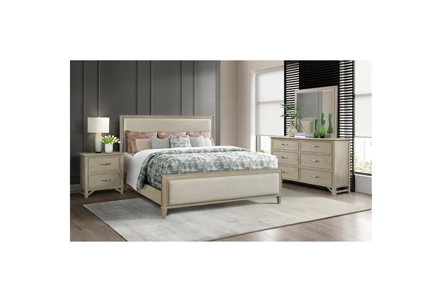 Talford Natural King Bedroom Group by Riverside Furniture at Zak's Home