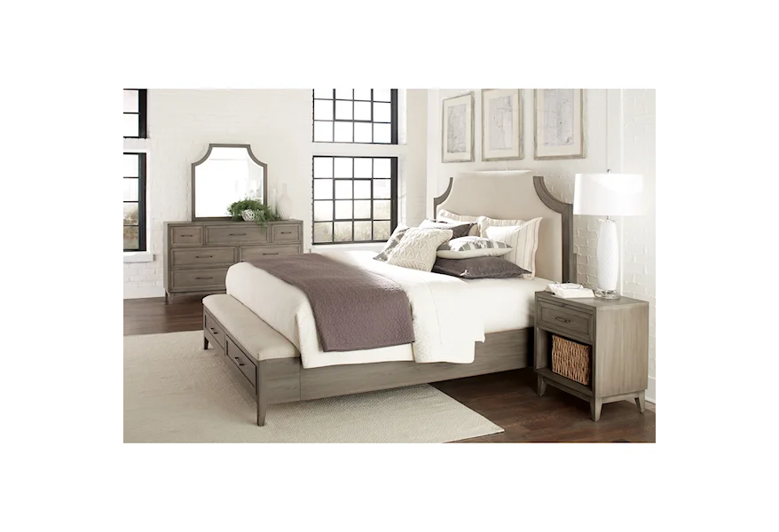 Vogue Queen Bedroom Group by Riverside Furniture at Zak's Home