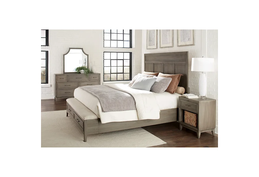 Vogue Queen Bedroom Group 5 by Riverside Furniture at Zak's Home