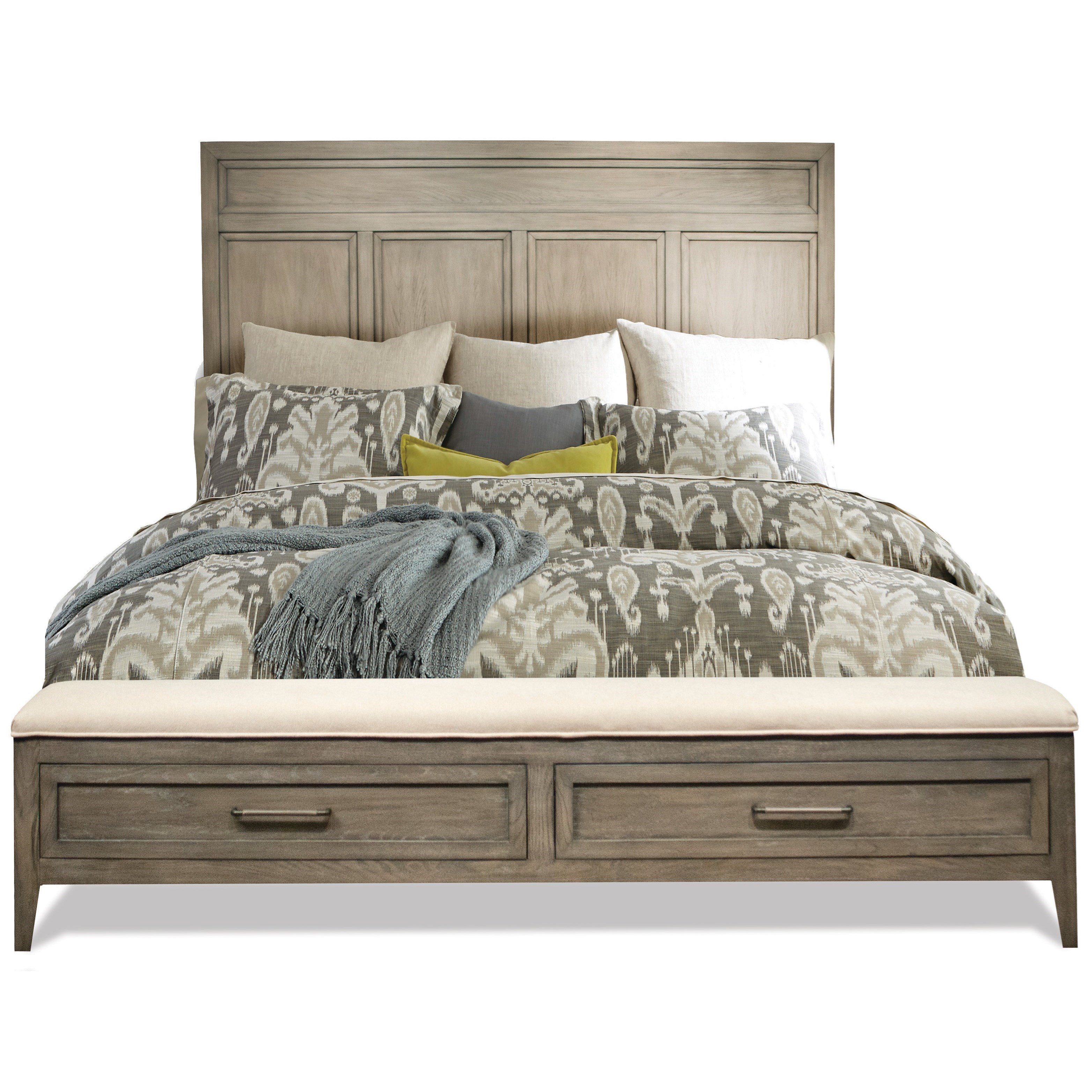 Queen Panel Storage Bed