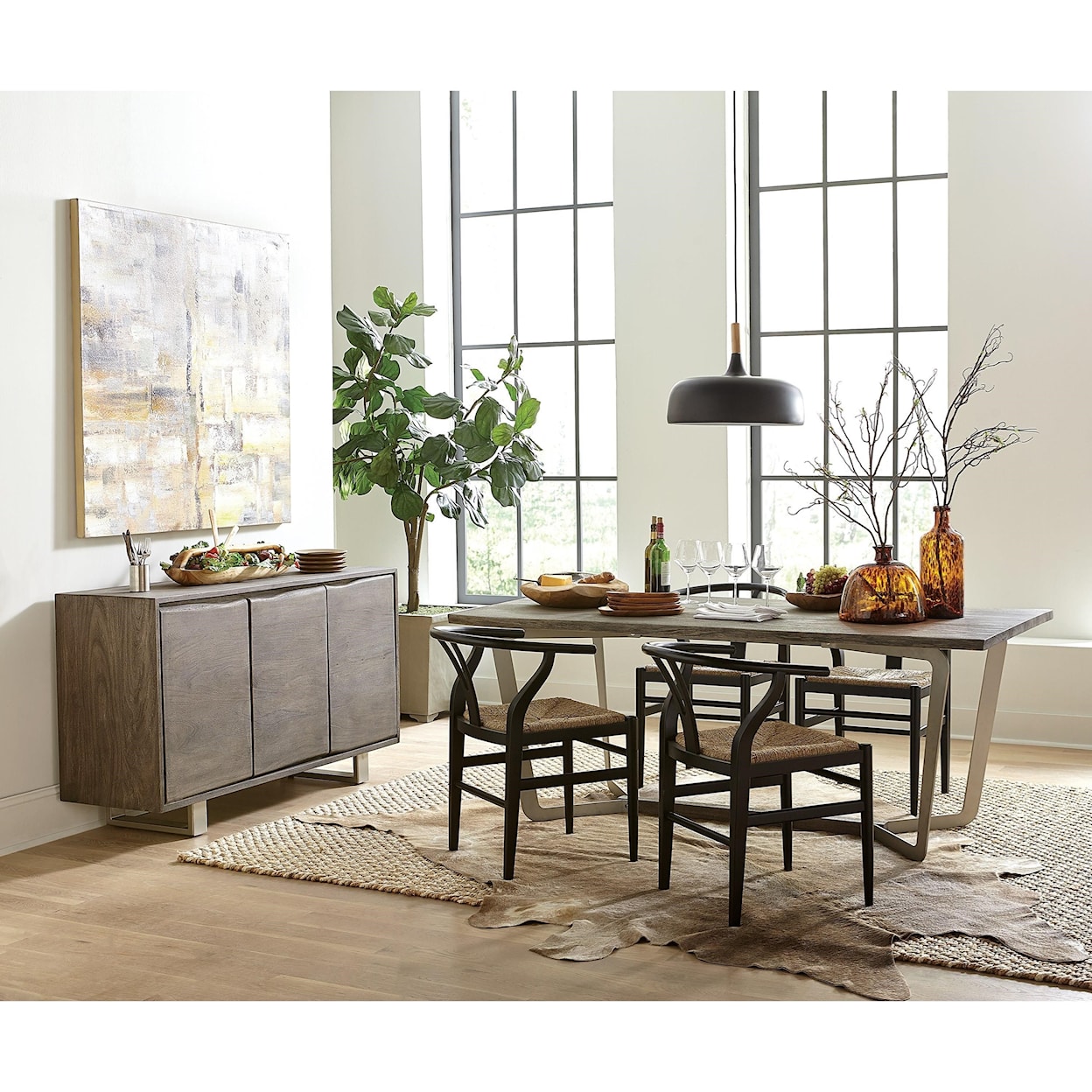 Riverside Furniture Waverly Live-Edge Dining Table