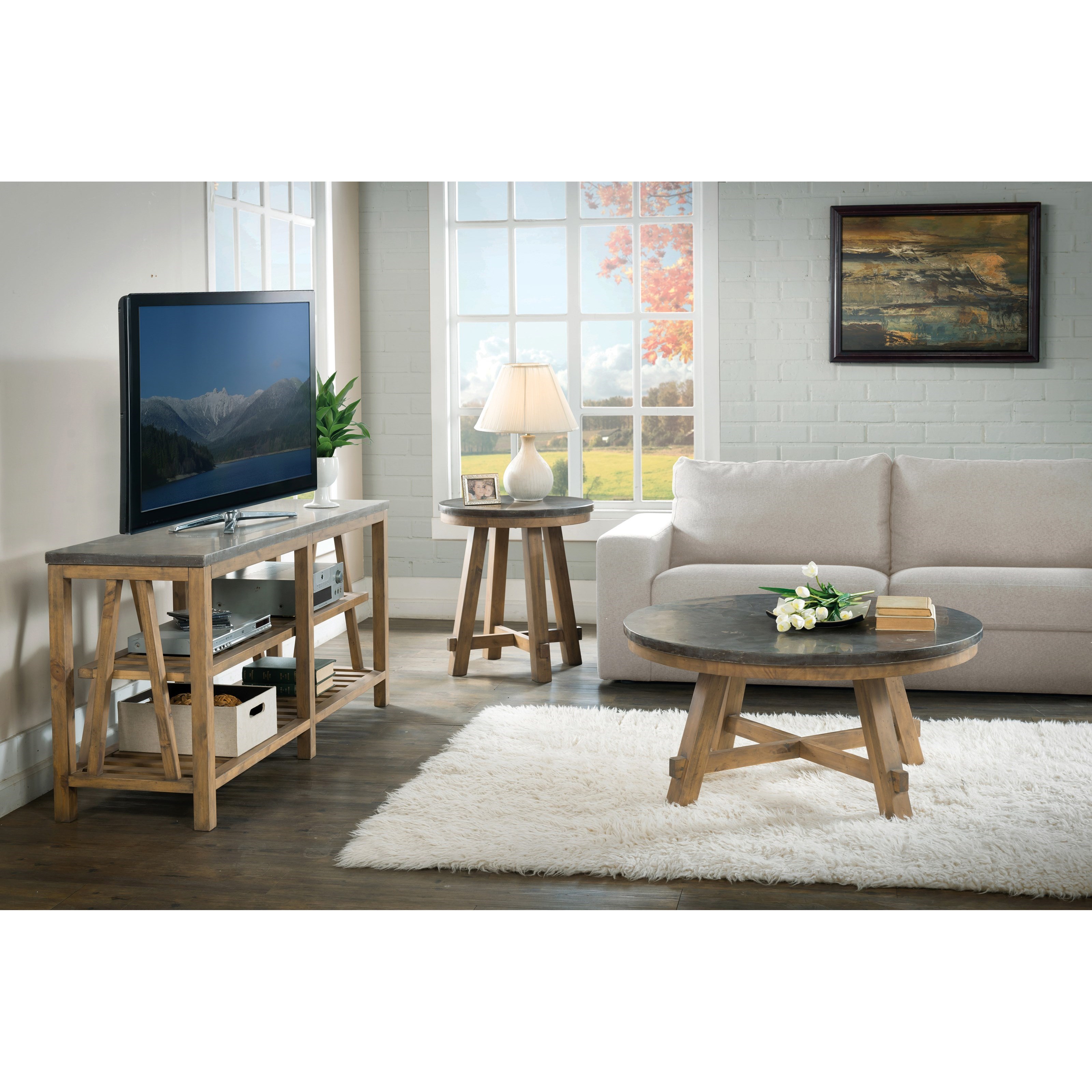 Riverside Furniture Weatherford Cocktail Table - Thumbnail 3