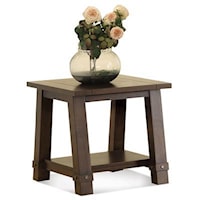 Angle-Leg End Table