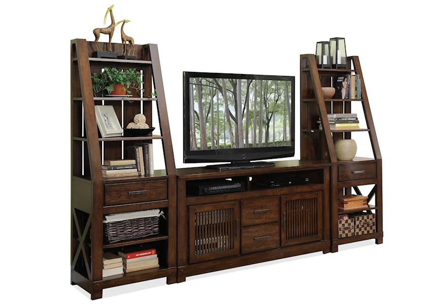 Windthrop Windthrop Entertainment Wall Unit by Riverside Furniture at Morris Home