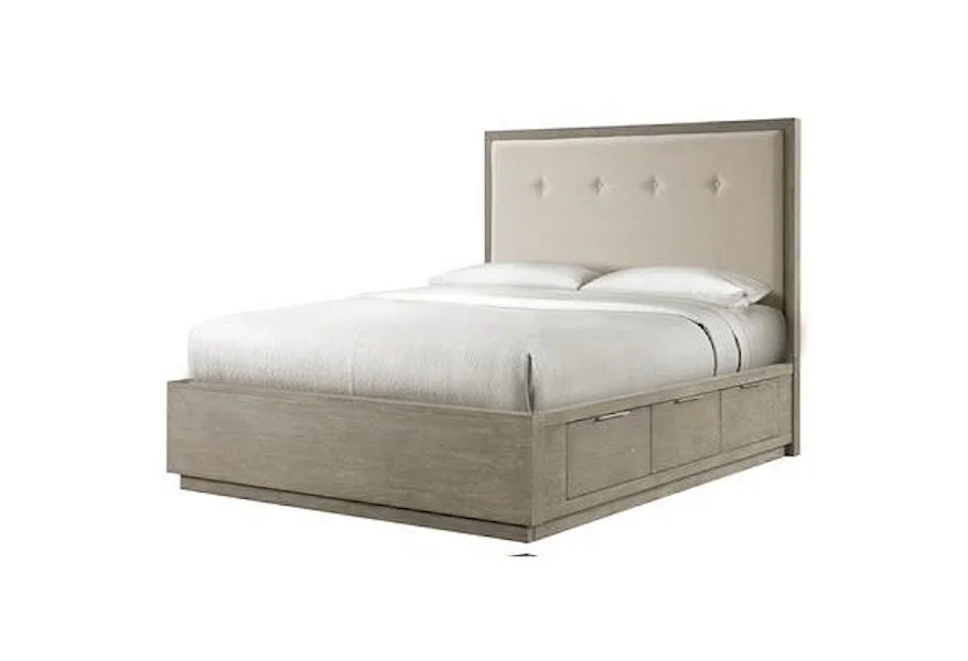 Zoey Queen Double Storage Bed by Riverside Furniture at Sheely's Furniture & Appliance