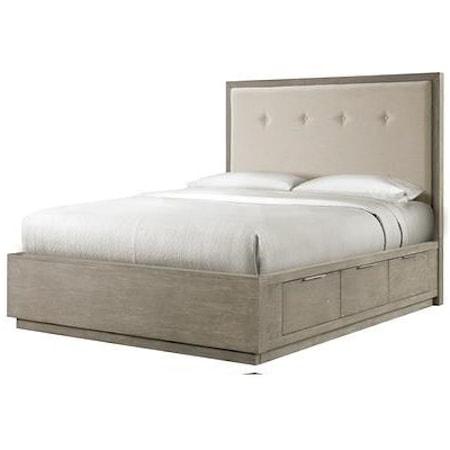 Queen Single Storage Bed