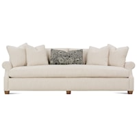 Contemporary 98'' Sofa with Bench Seat