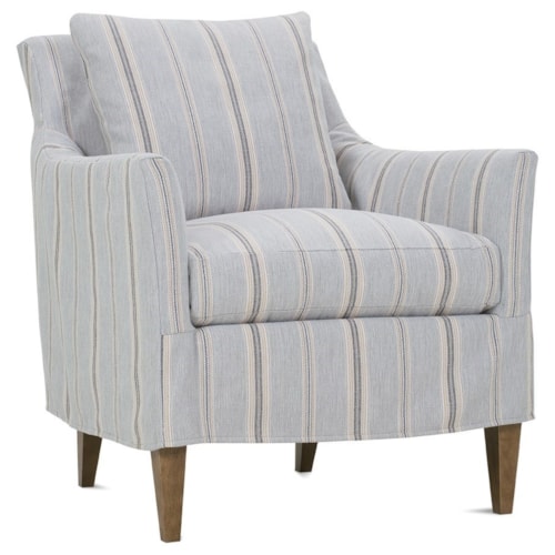Transitional Chair with Slipcover