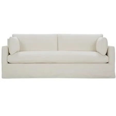 Sylvie Slipcovered Bench Cushion Sofa