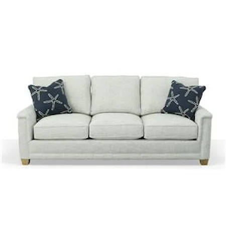 Customizable 3 Seat Sofa with Padded Track Arms