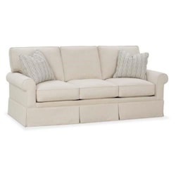 View Rolled arm customizable sofa