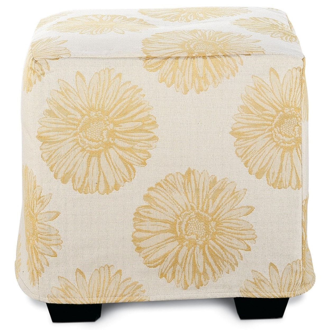 Rowe Chairs and Accents Le Parc Slipcover Ottoman