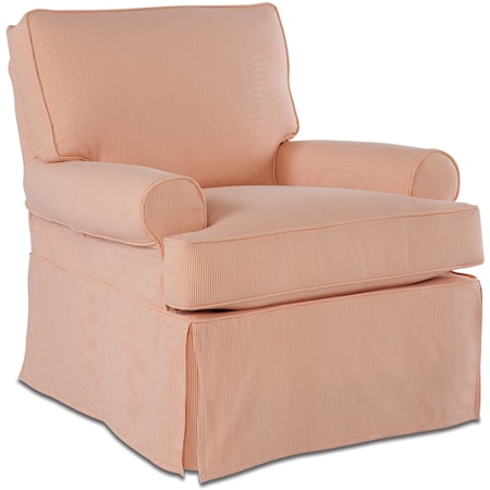 Sophie Large Swivel Glider with Slipcover