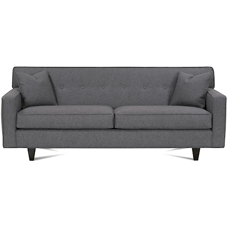 75" Sofa with Wood Legs
