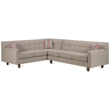 Corner Sectional with Tufted Back