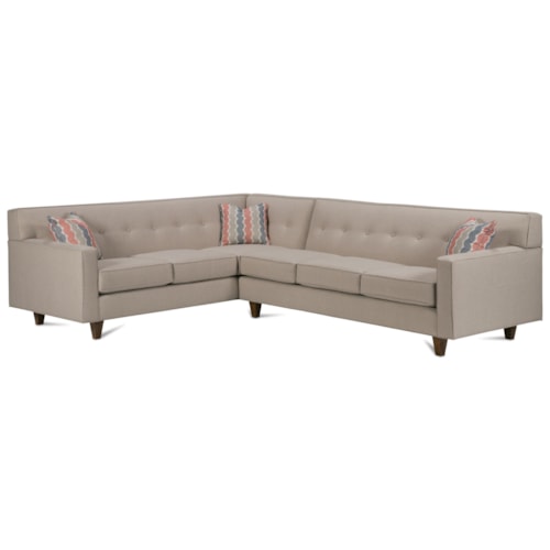 Corner Sectional with Tufted Back