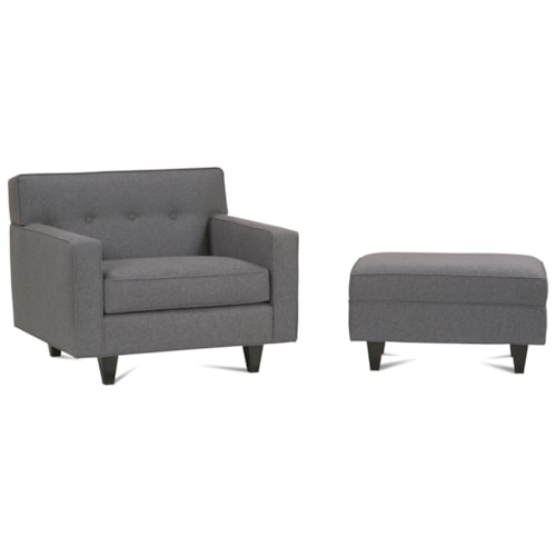  Upholstered Chair (Ottoman Sold Separately)