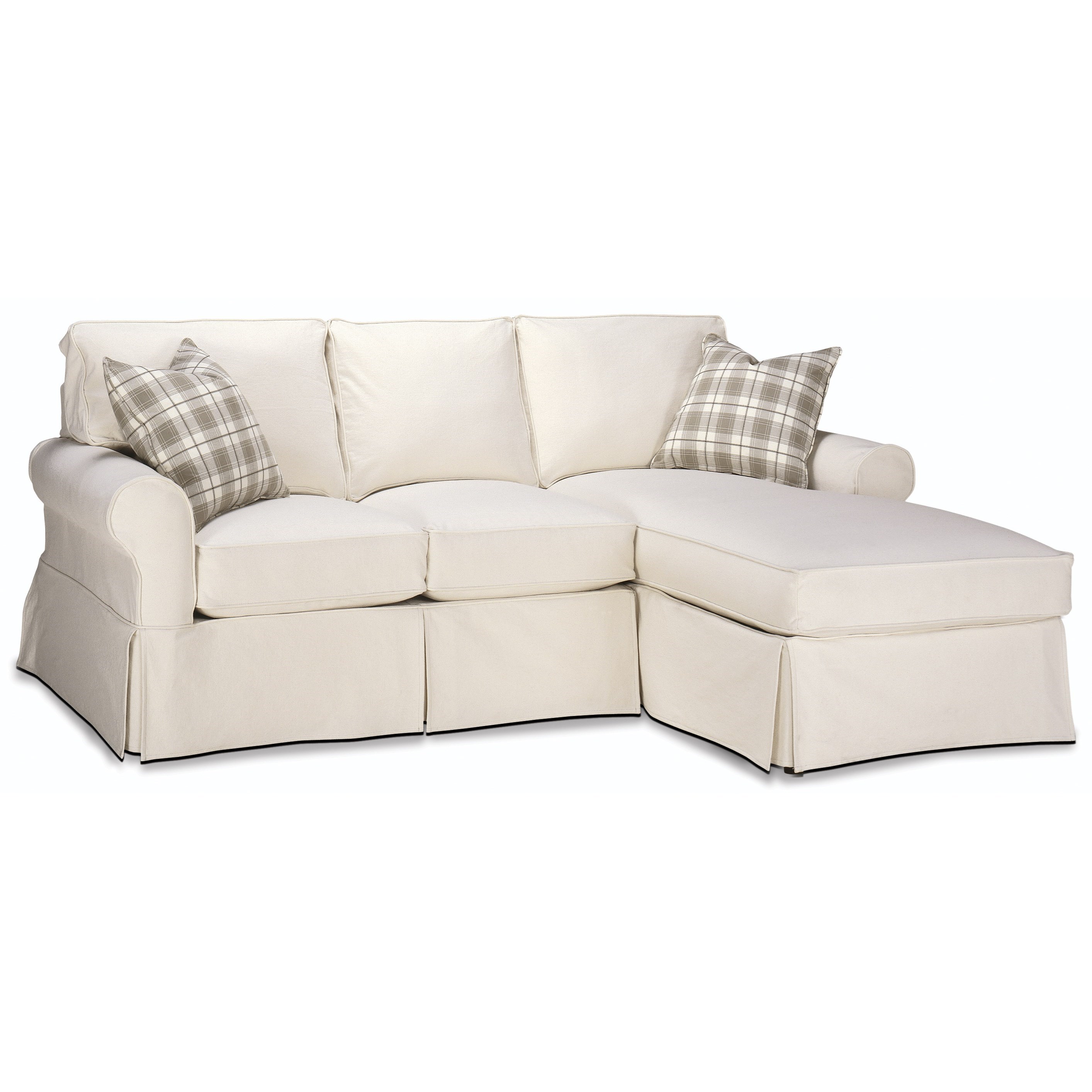 Rowe Masquerade C392RSE+C391CLSC Casual Style Sectional Sofa Baer's