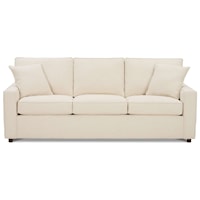 Transitional Sofa with Track Arms