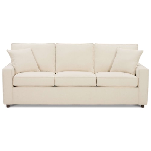 Transitional Sofa with Track Arms