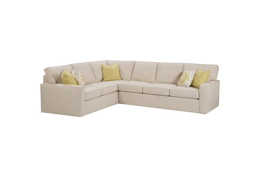 Monaco Sectional Sofa by Rowe at Baer's Furniture