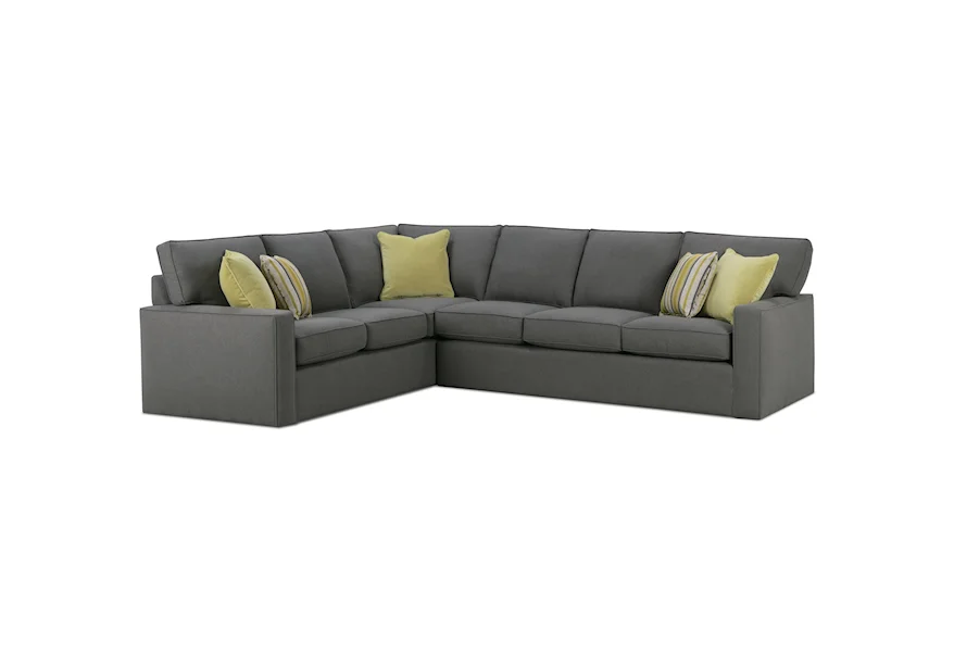 Monaco Sectional Sofa by Rowe at Baer's Furniture