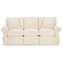 Casual Sofa with Rolled Arms