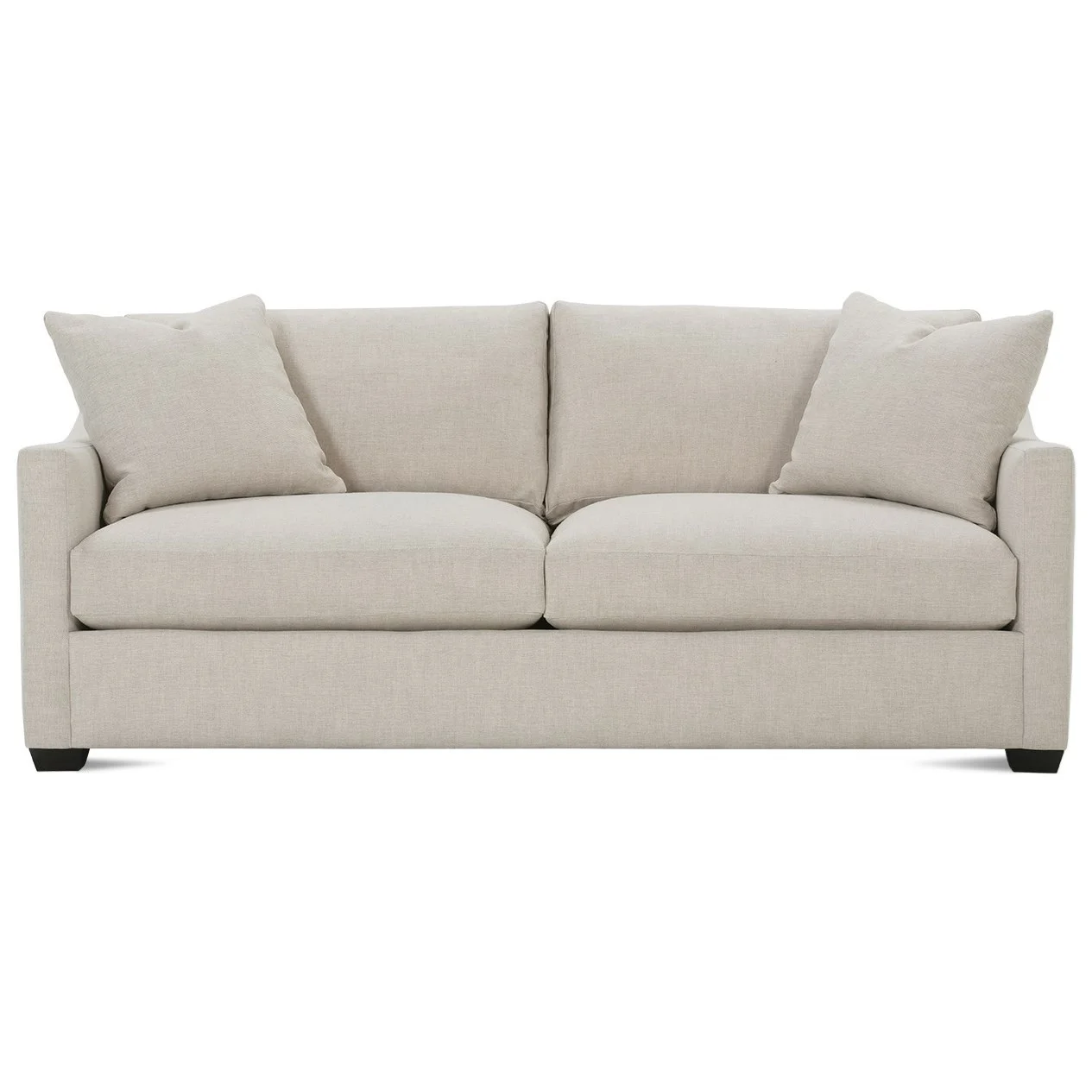 Rowe P603 P604002 Transitional Sofa with Loose Pillow Back Thornton