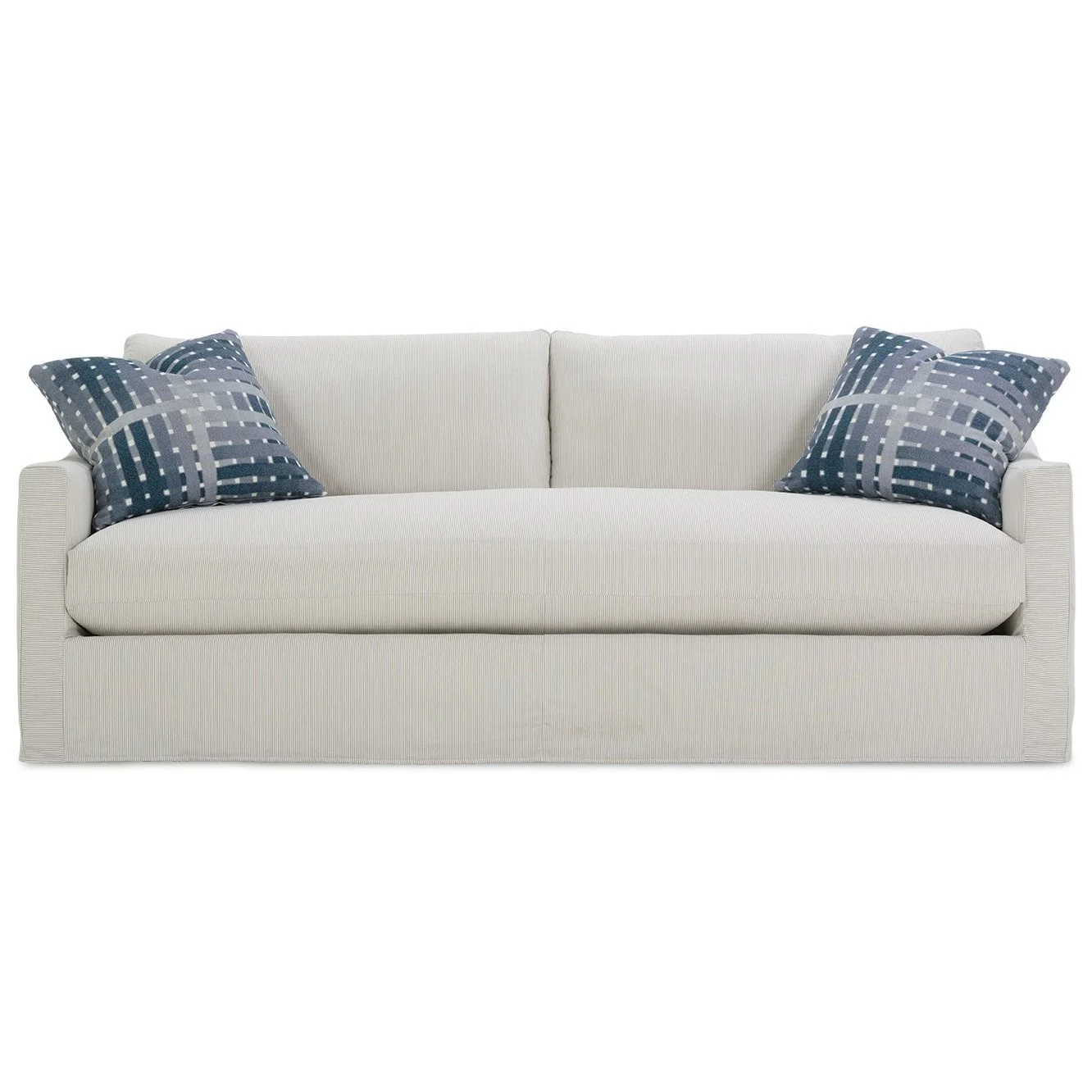 Rowe P603 P604SLIP033 Transitional Sofa with Loose Back Pillows and