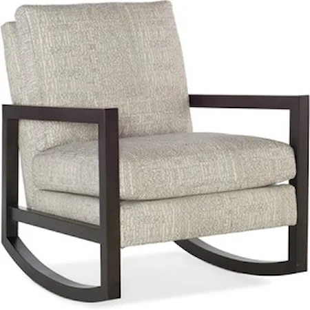 Contemporary Upholstered Rocking Chair