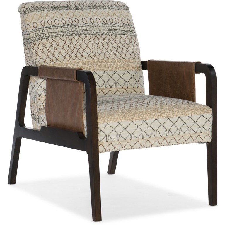 Sam Moore Arrow 4788 Contemporary Customizable Exposed Wood Chair