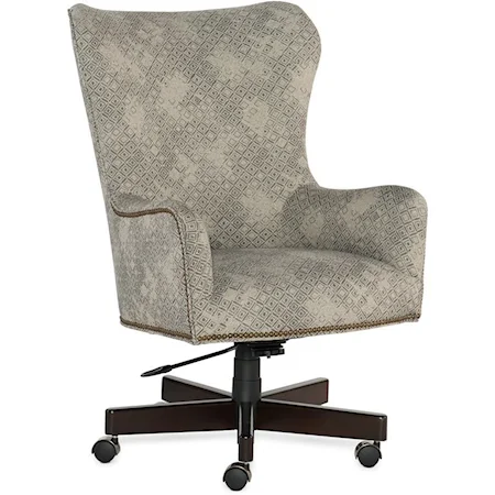 Traditional Desk Chair with Adjustable Height