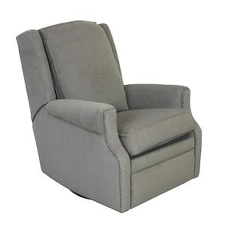 Transitional Swivel Glider Powered Recliner