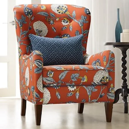 Transitional Tufted Back Chair